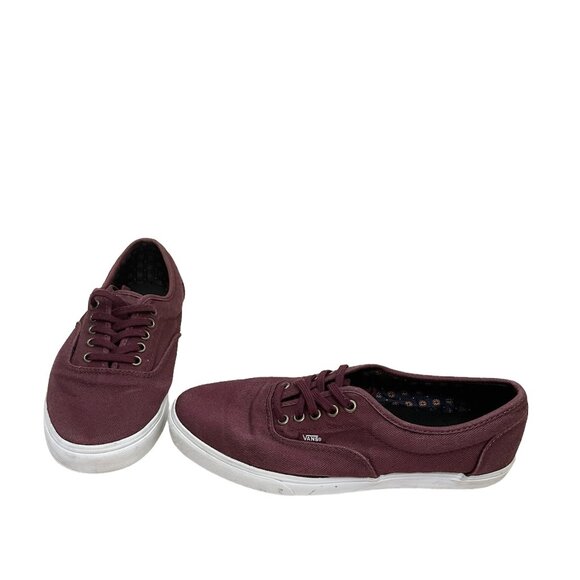 Vans Off The Wall Unisex Shoes Size 9.5 Burgundy Classic Canvas Skate TB4R - Picture 3 of 9